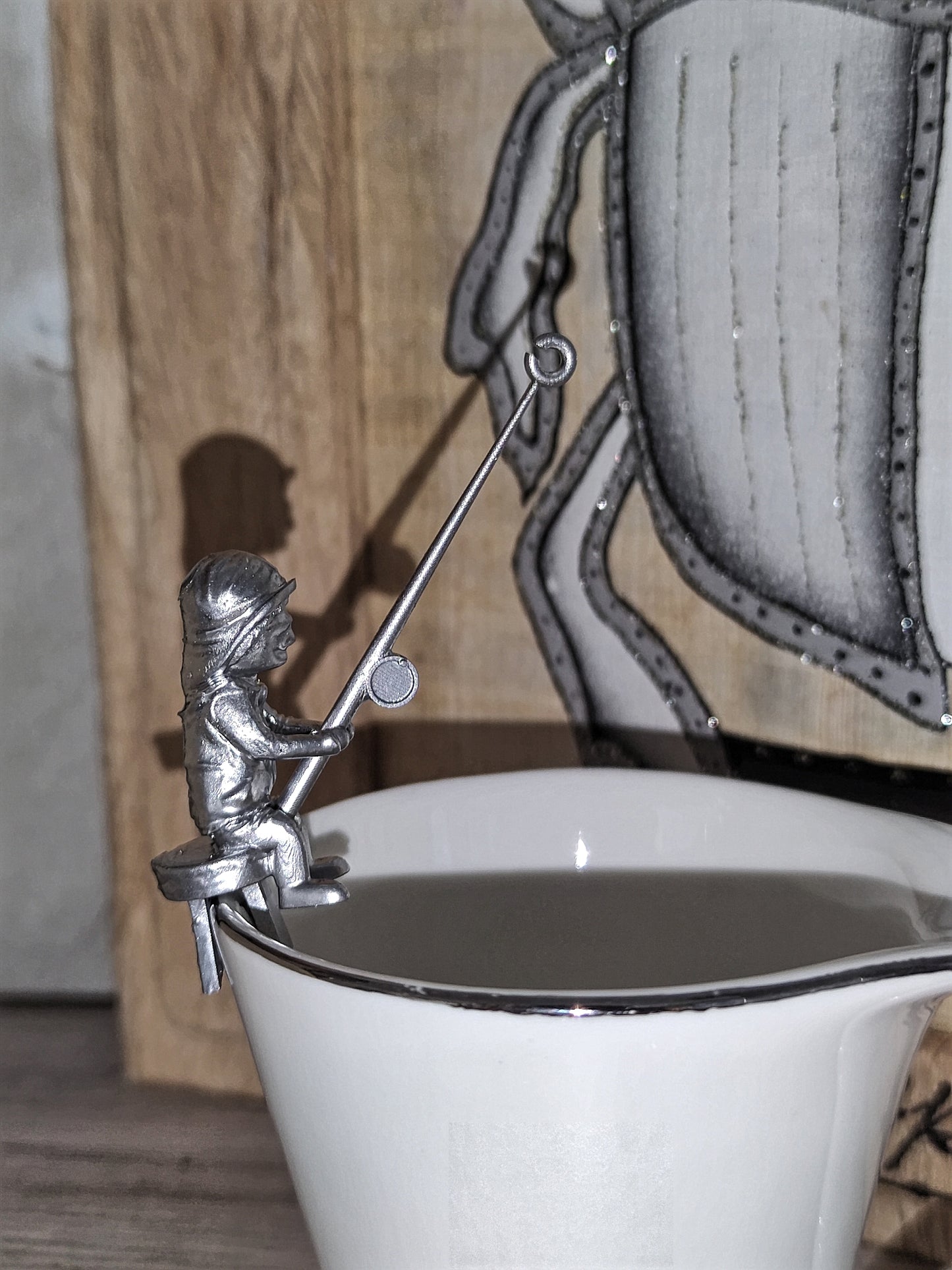 2 Teebeutel Halter Resin