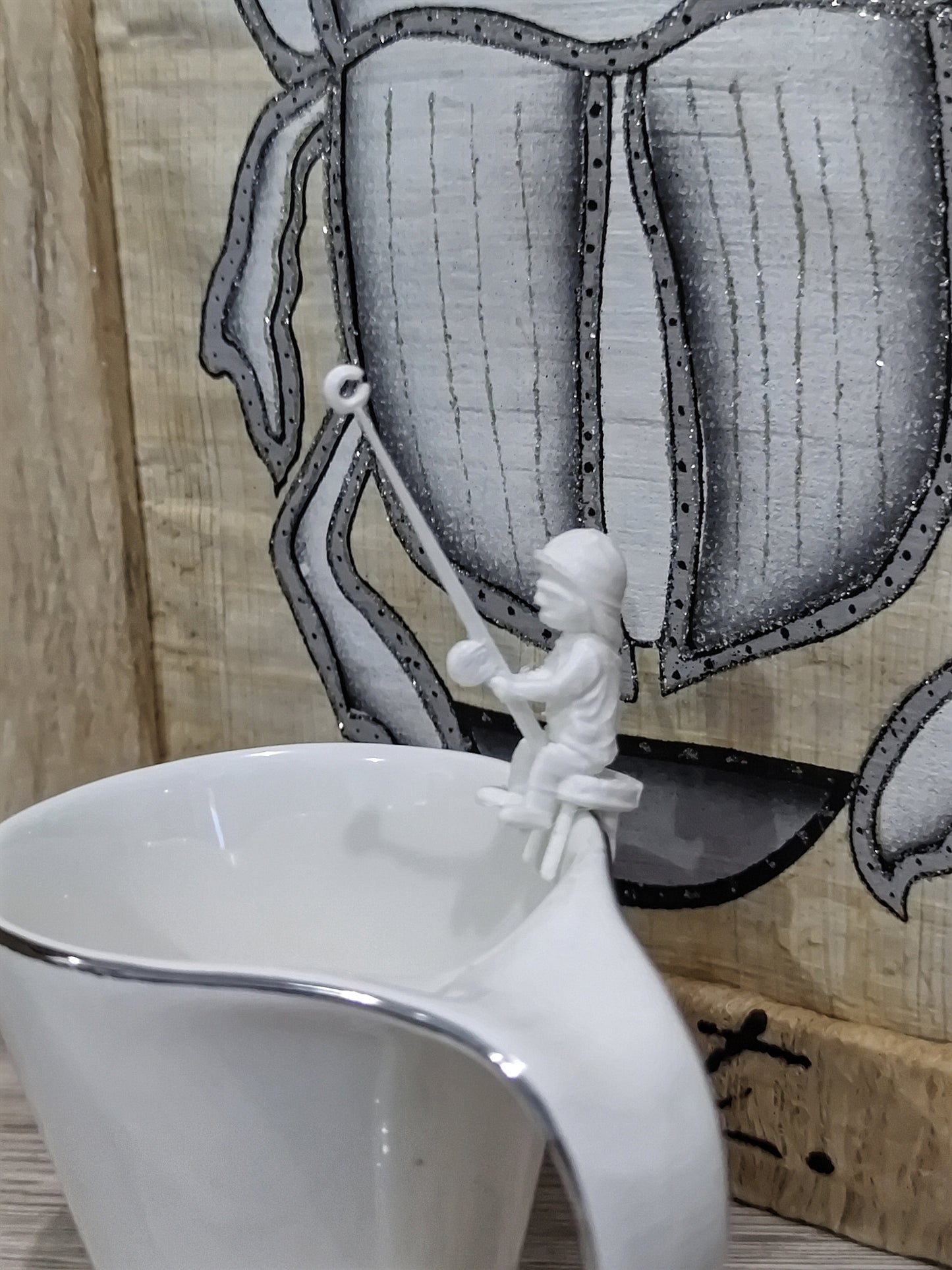 2 Teebeutel Halter "Angler"