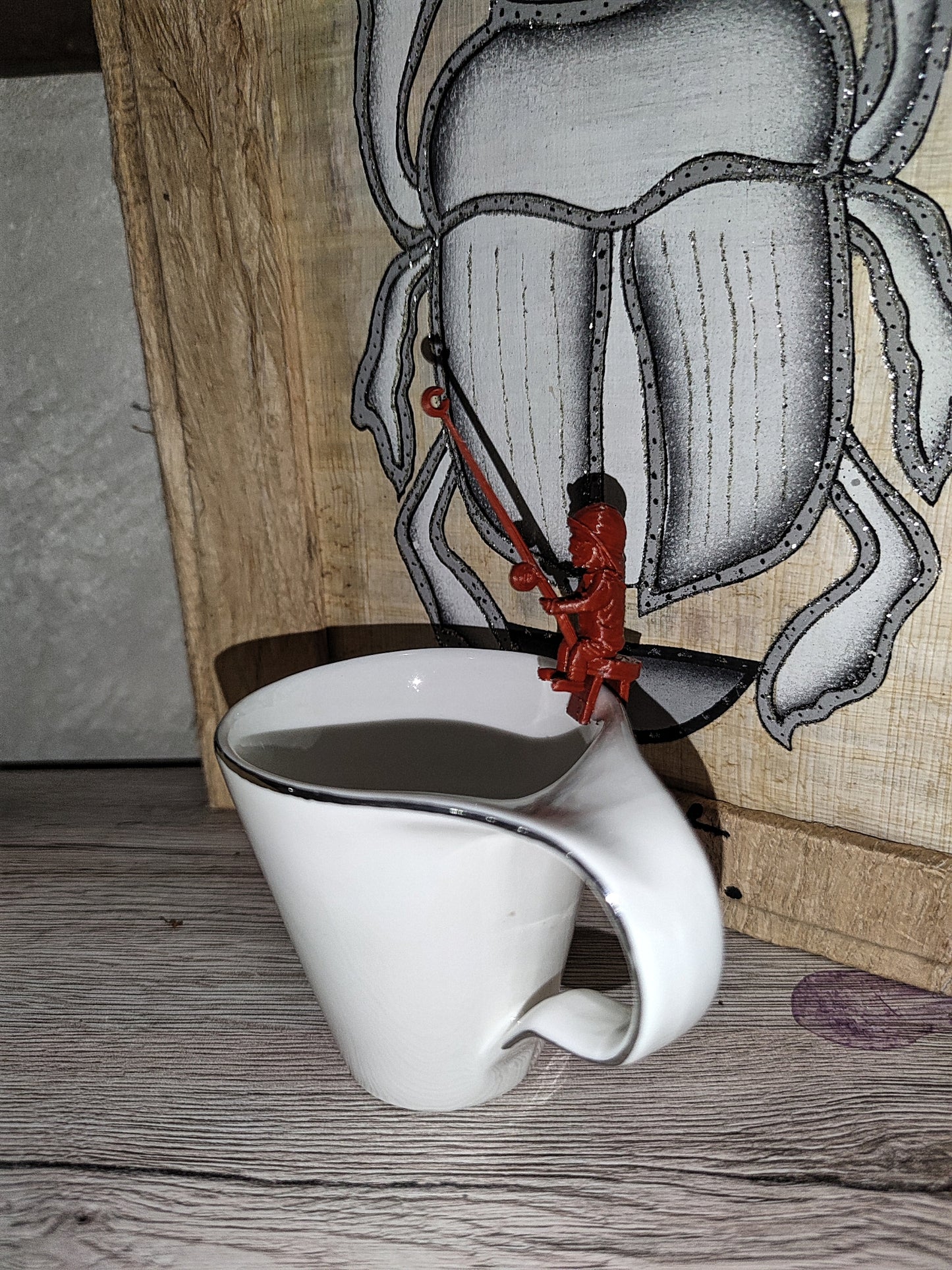 2 Teebeutel Halter "Angler"