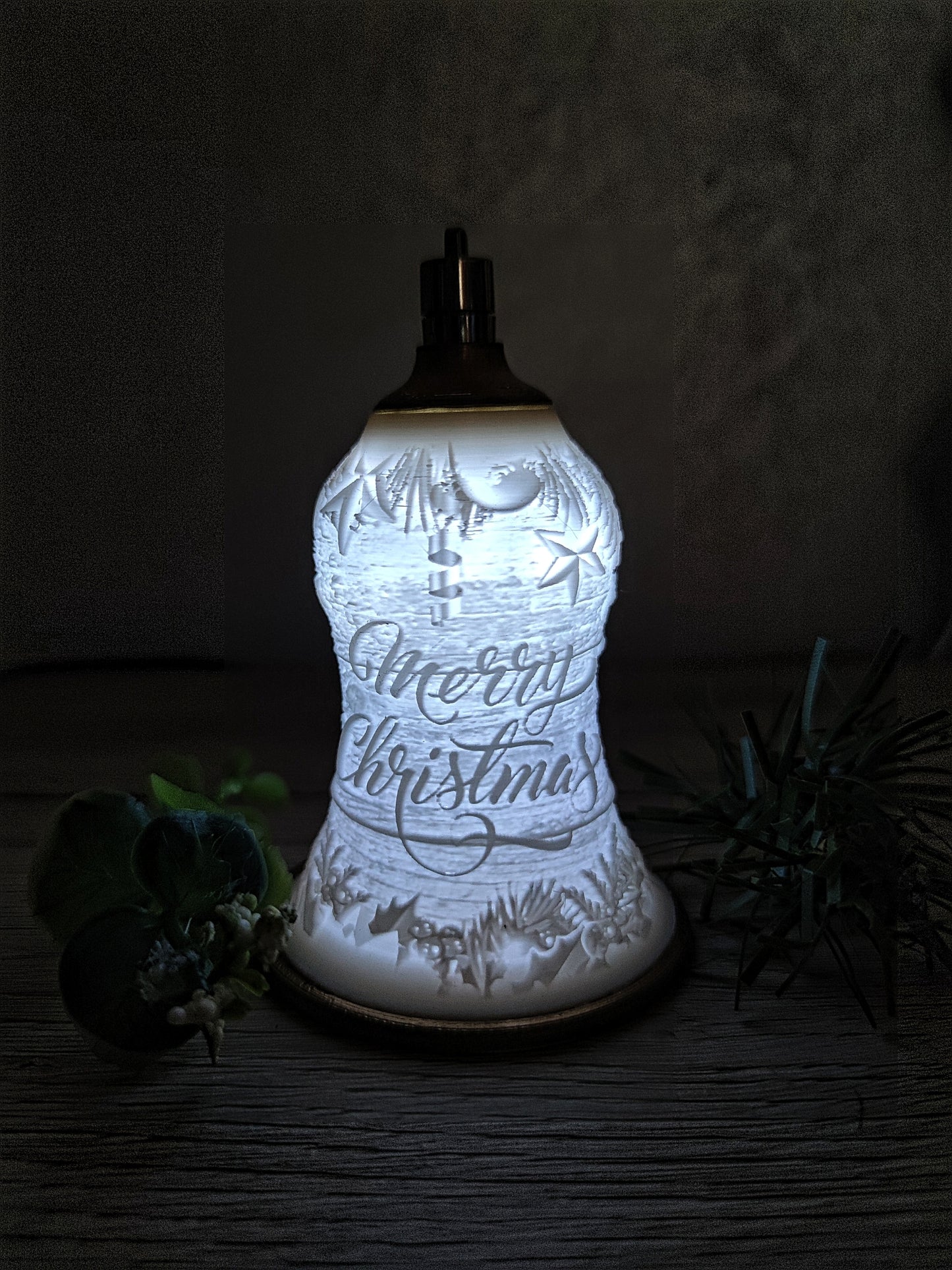 Weihnachtsglocke "Merry Christmas"