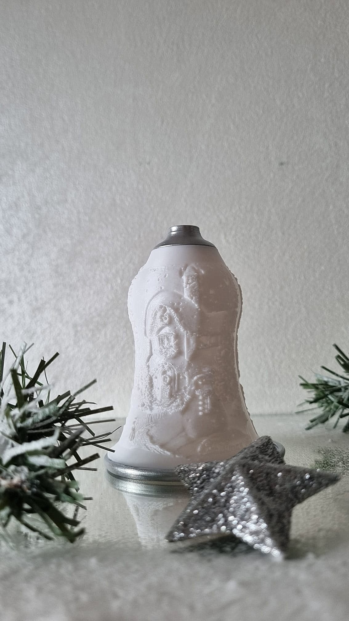 Weihnachtsglocke "Schneemann 2"