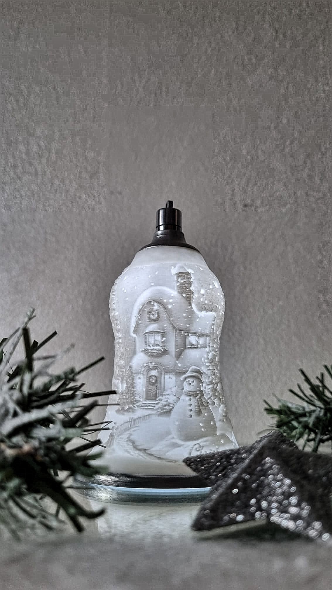 Weihnachtsglocke "Schneemann 2"
