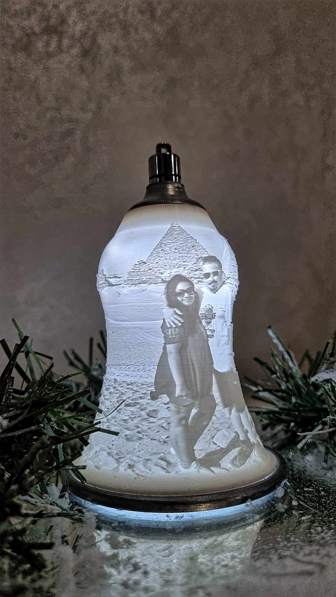 Weihnachtsglocke personalisiert