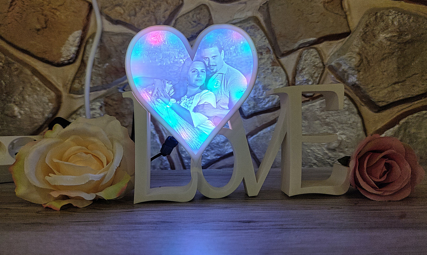 Liebe mit personalisiertem Herz