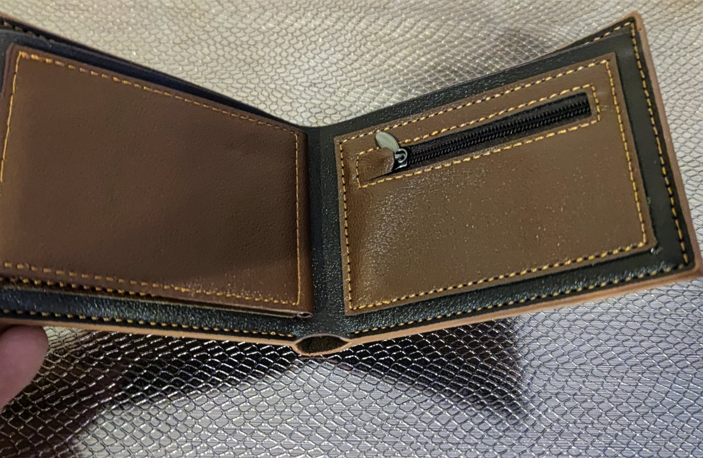 personalisierte Herrengeldbörse