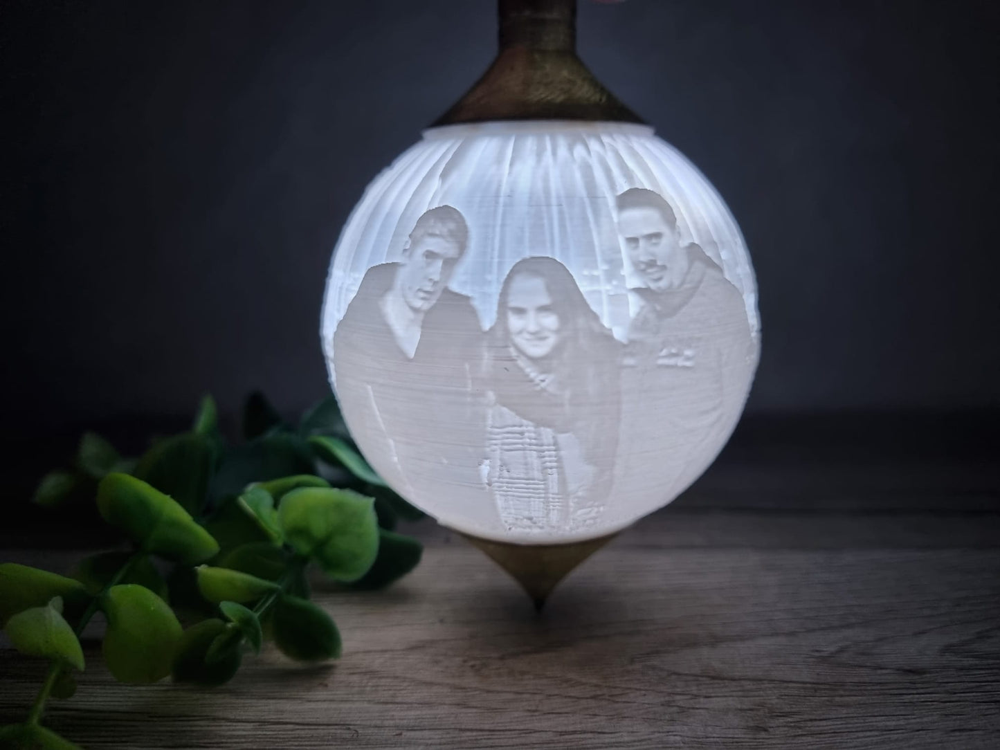 Weihnachtskugel personalisiert