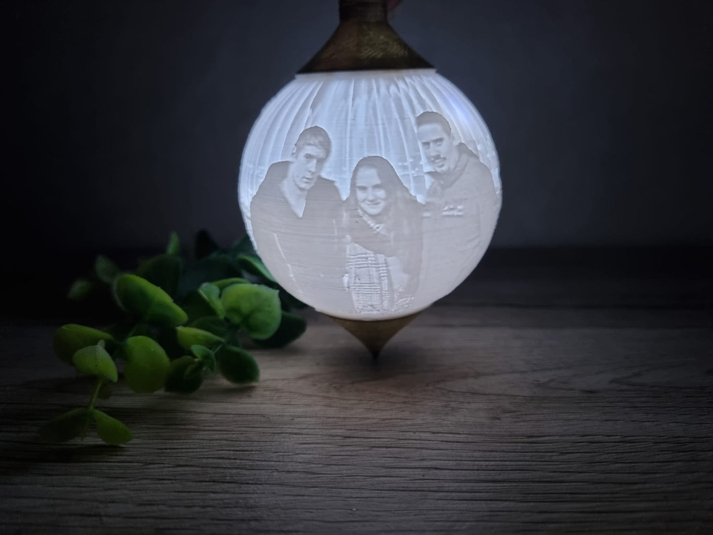 Weihnachtskugel personalisiert