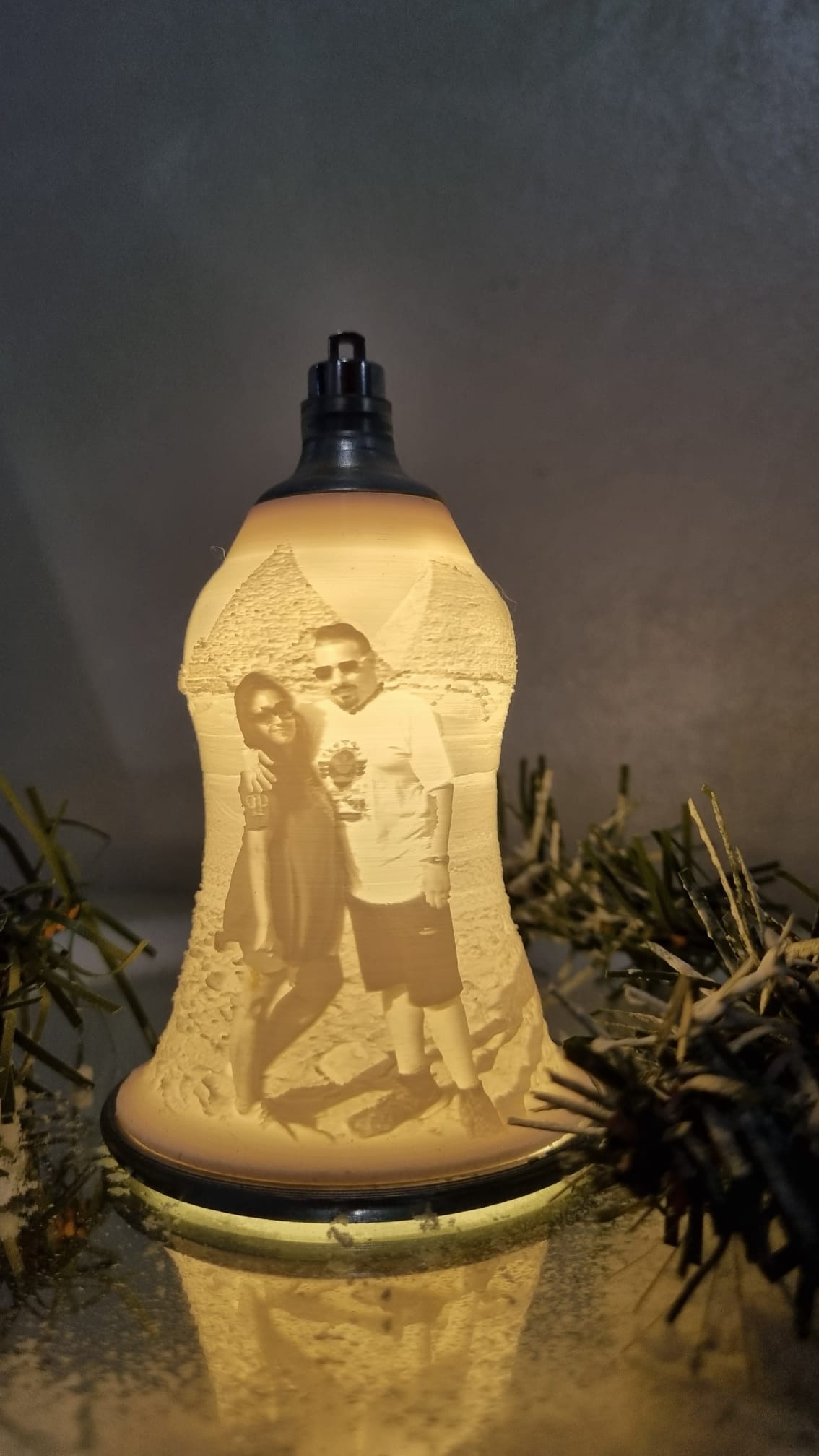 Weihnachtsglocke personalisiert