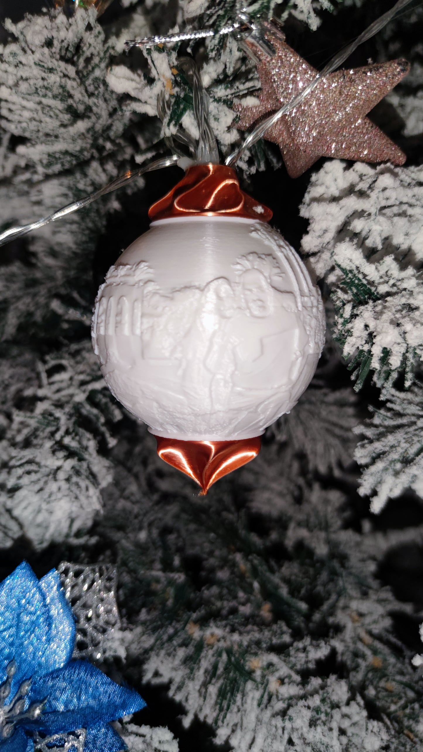 Weihnachtskugel personalisiert