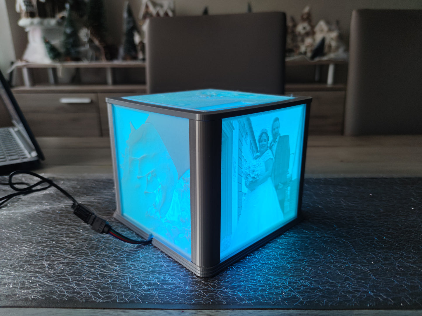 Personalisierte Lichtbox groß