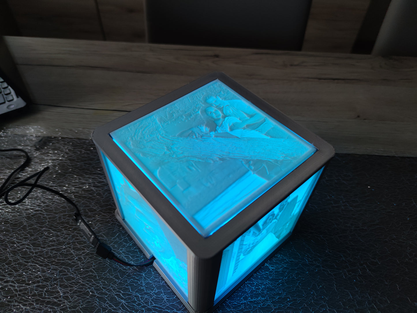 Personalisierte Lichtbox groß