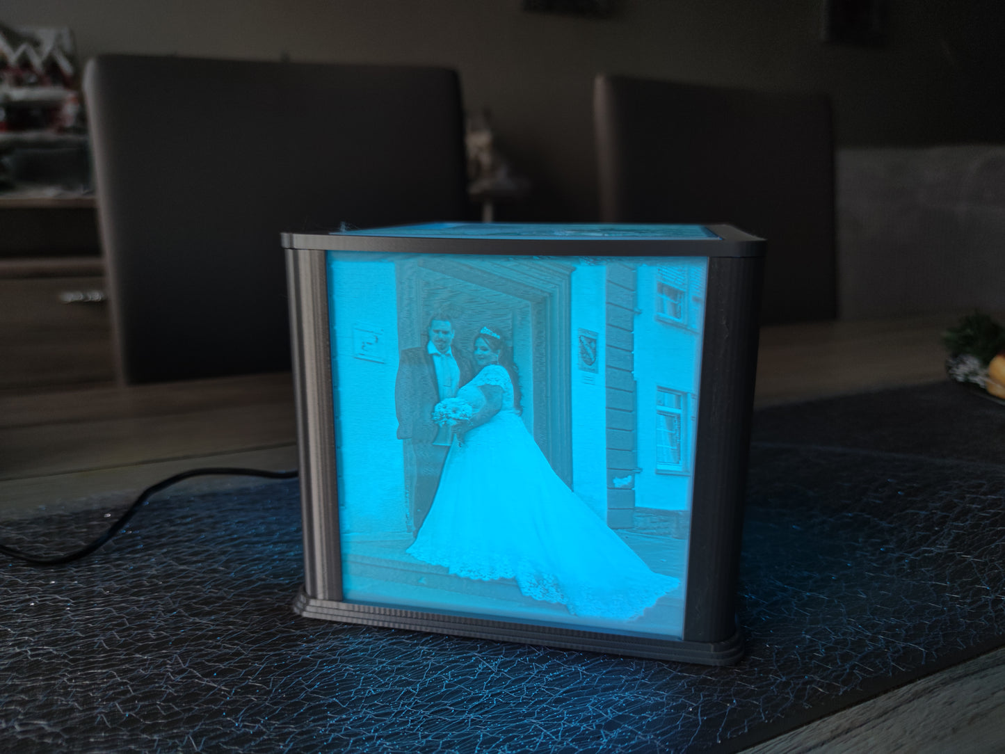 Personalisierte Lichtbox groß