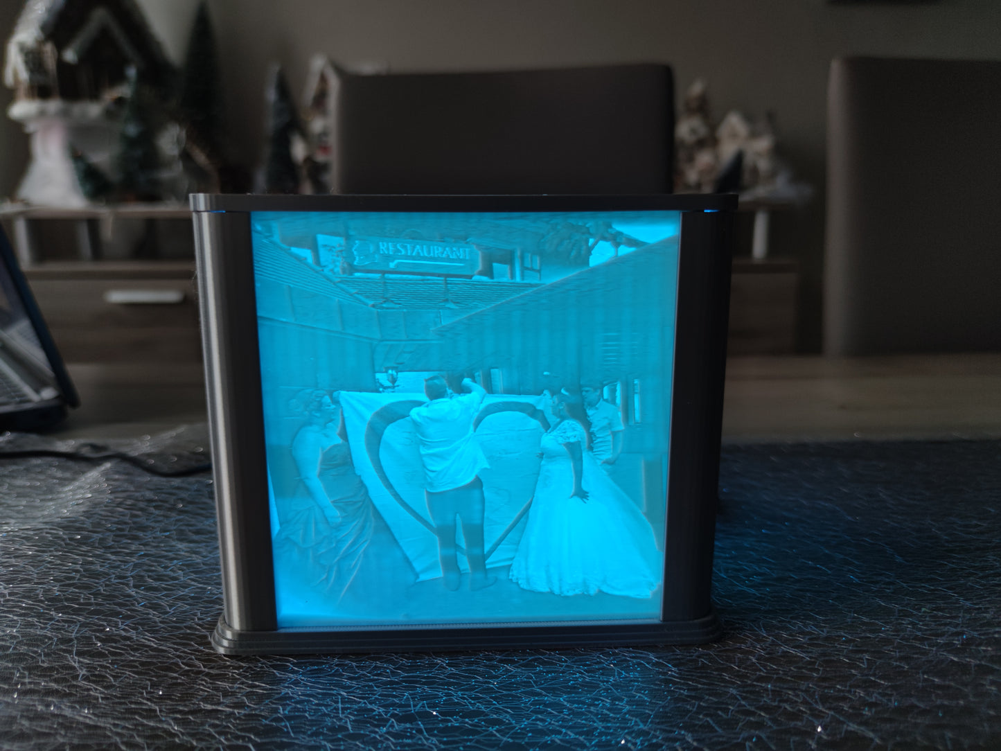 Personalisierte Lichtbox groß