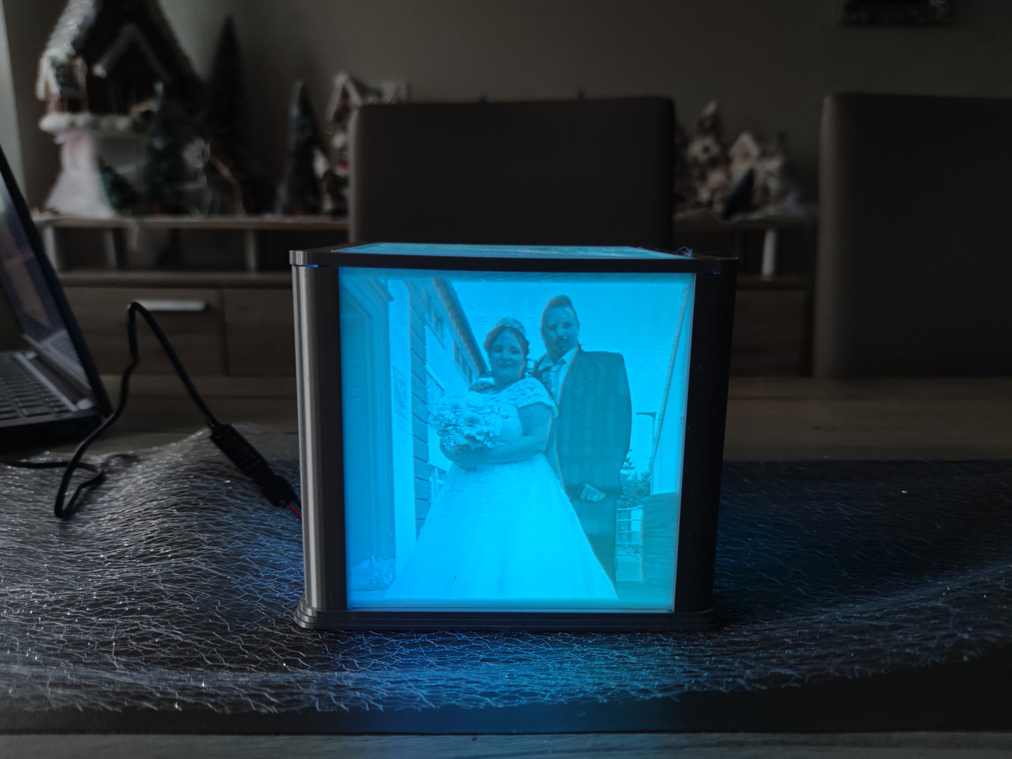 Personalisierte Lichtbox groß