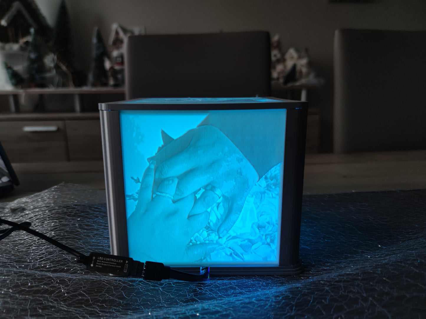Personalisierte Lichtbox groß