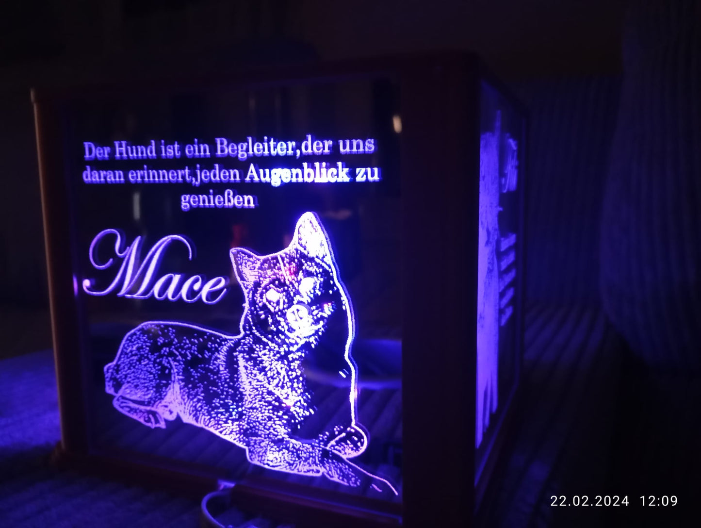 Spiegel Würfel personalisiert !!