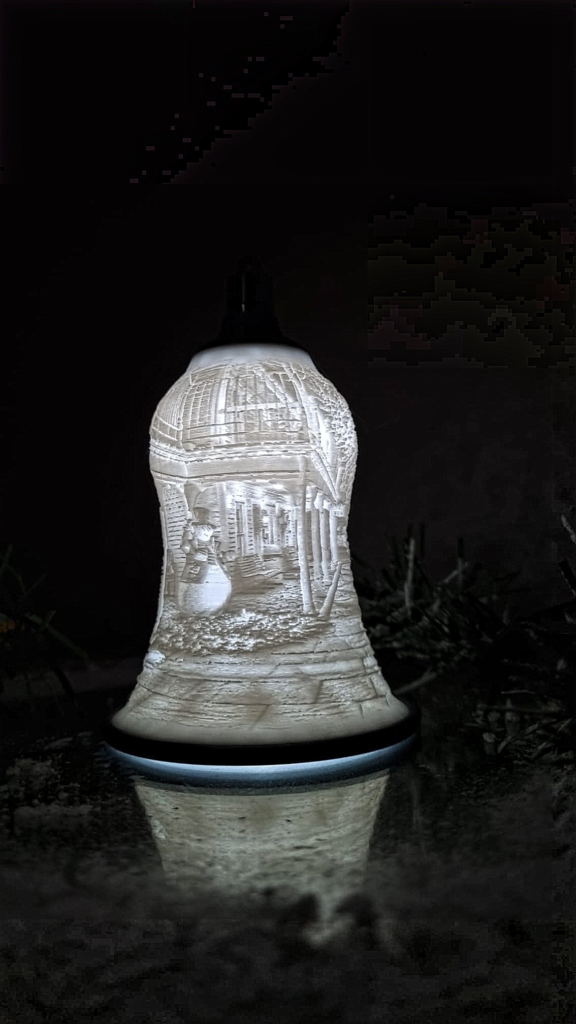 Glocke Schneemann 3