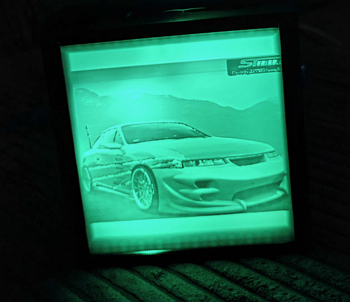 Lichtbox personalisiert