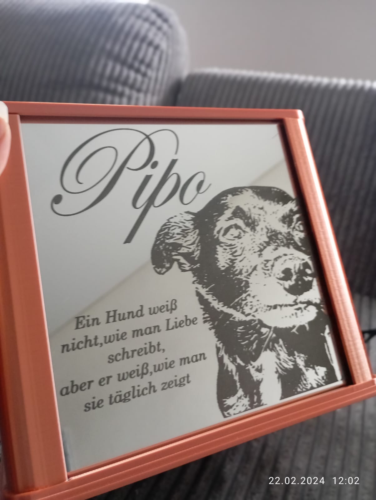 Spiegel Würfel personalisiert !!
