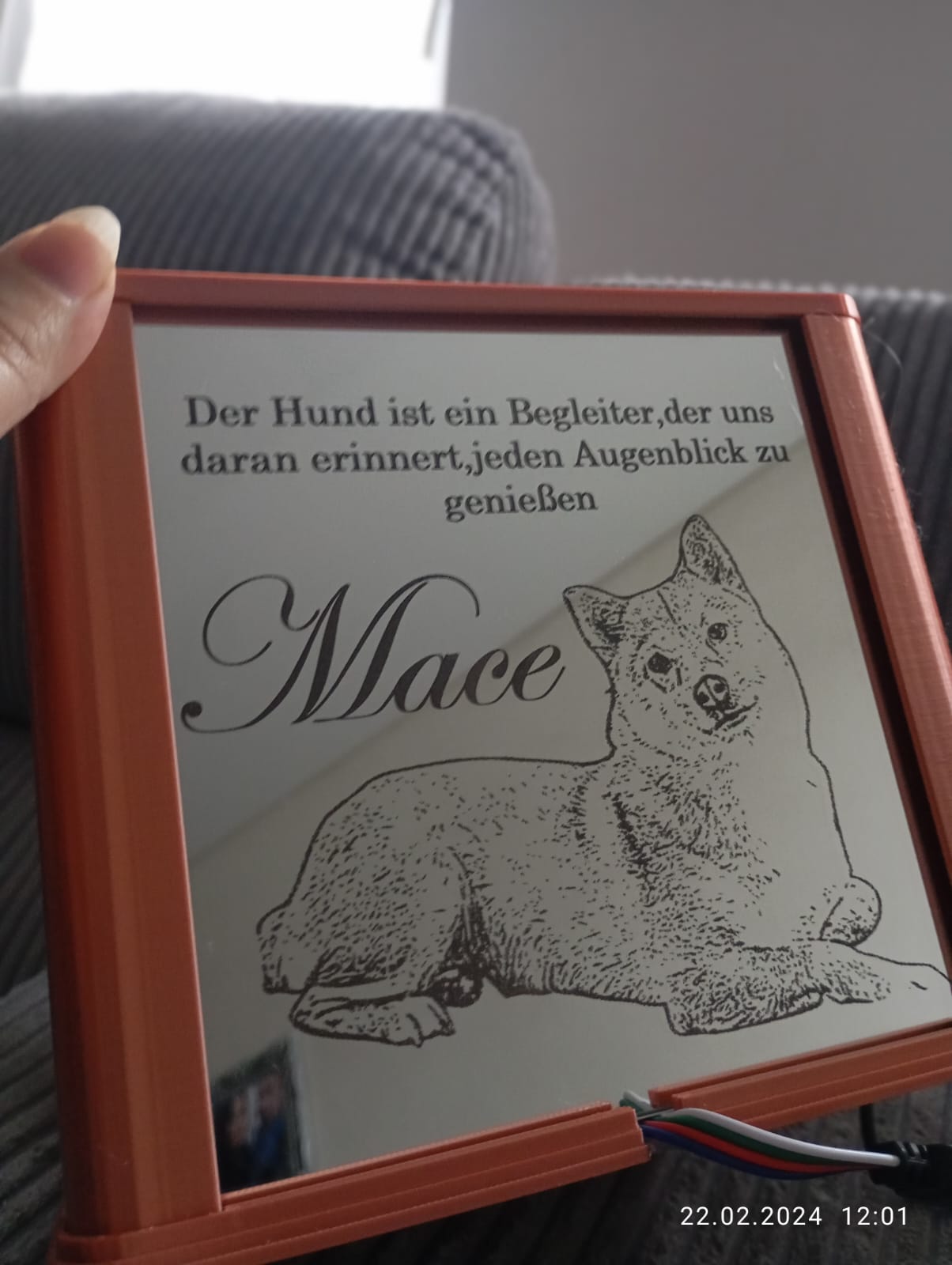 Spiegel Würfel personalisiert !!