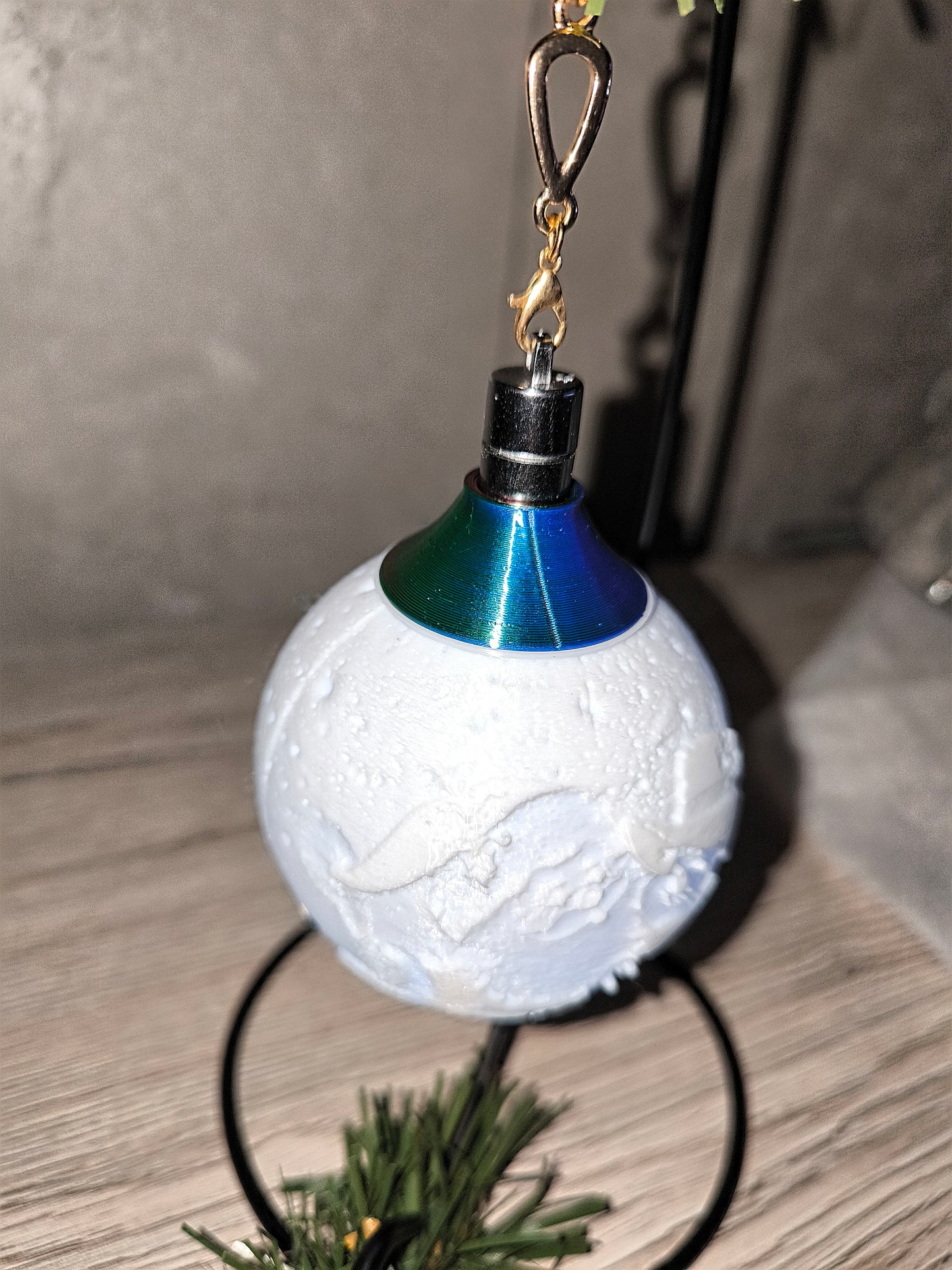 Kugel Schneemann/Weihnachtsmann