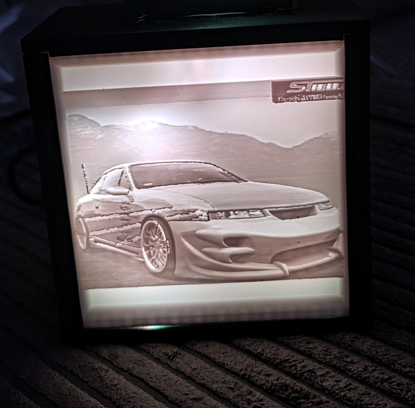 Lichtbox personalisiert