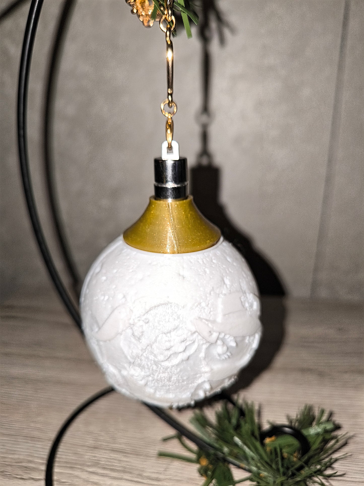 Kugel Schneemann/Weihnachtsmann
