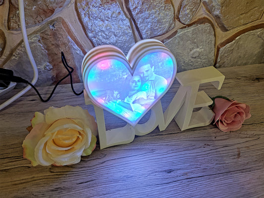 Liebe mit personalisiertem Herz