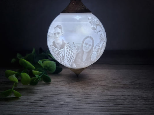 Weihnachtskugel personalisiert