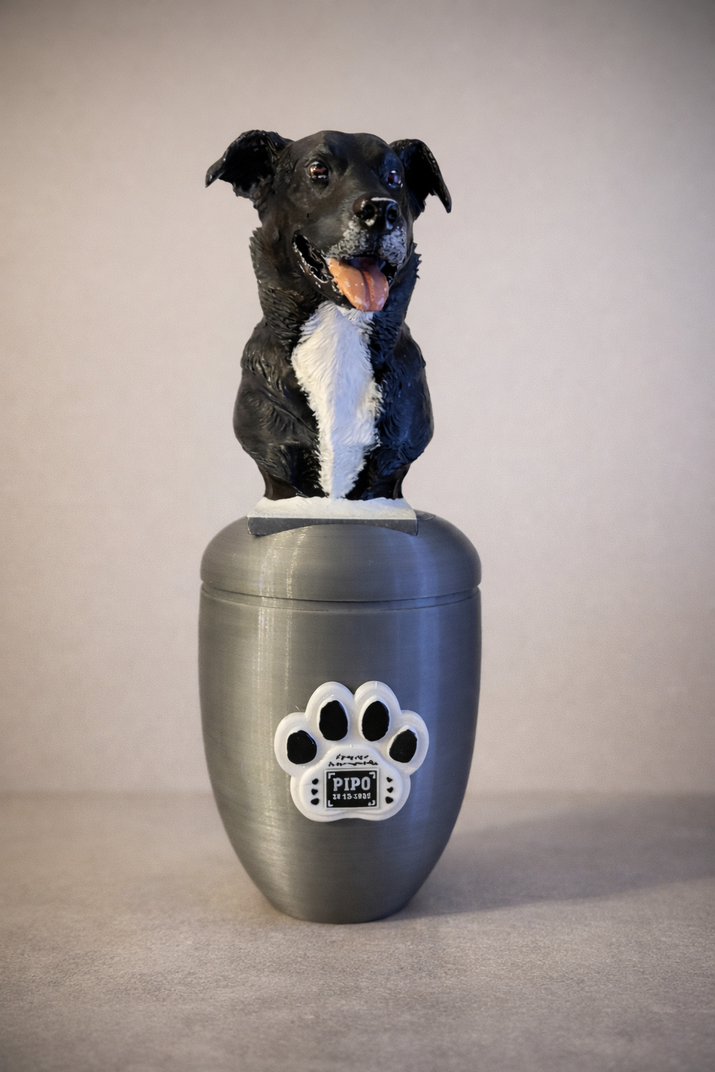 Personalisierte Urne auf Anfrage